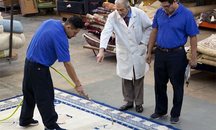 Oriental Rug Cleaning Process